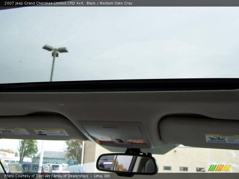 Black / Medium Slate Gray 2007 Jeep Grand Cherokee Limited CRD 4x4