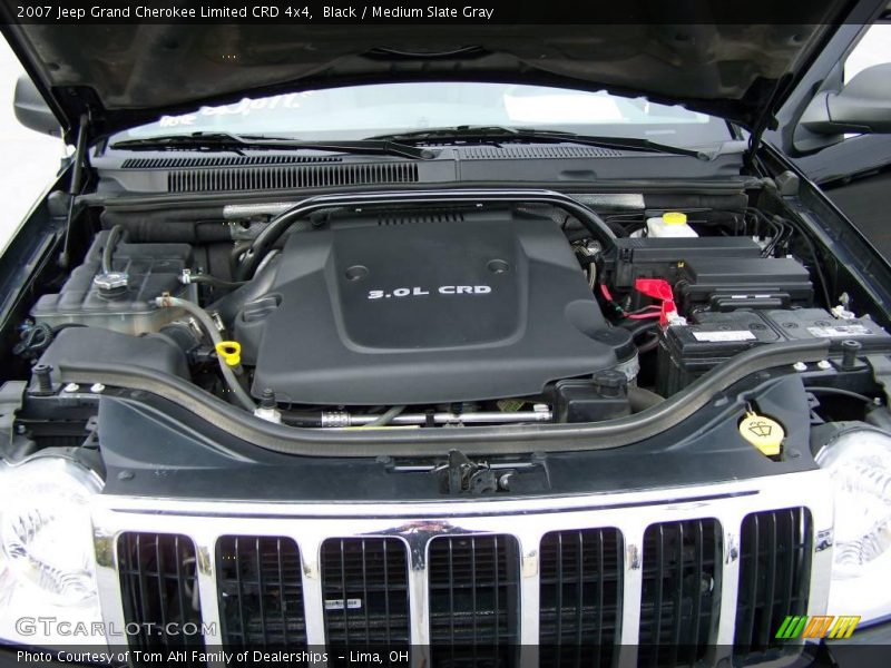 Black / Medium Slate Gray 2007 Jeep Grand Cherokee Limited CRD 4x4