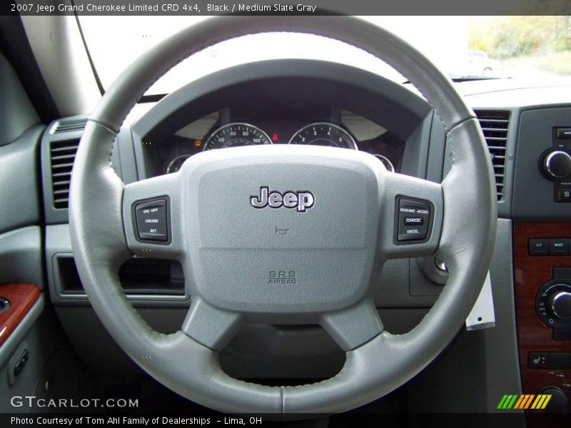 Black / Medium Slate Gray 2007 Jeep Grand Cherokee Limited CRD 4x4