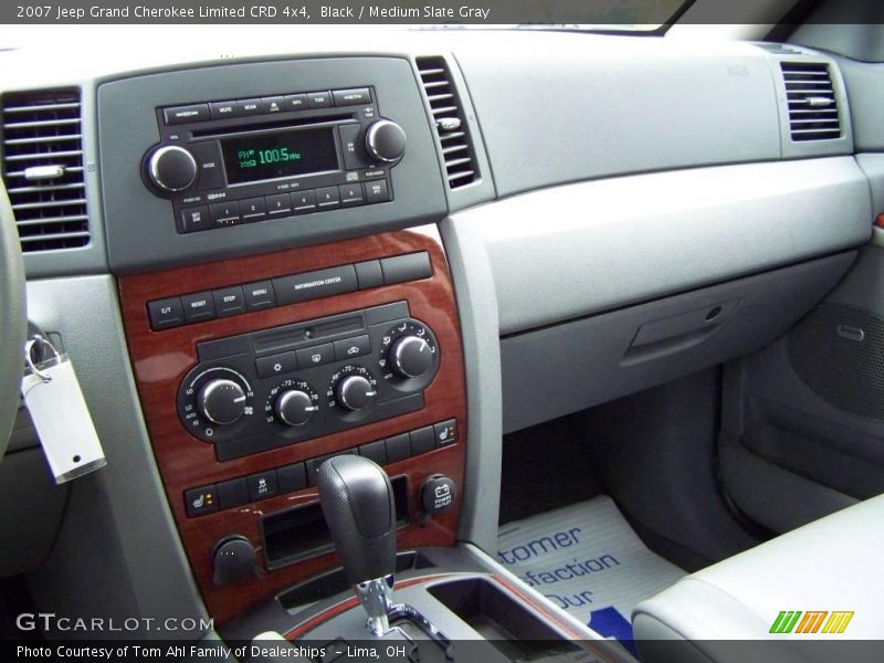 Black / Medium Slate Gray 2007 Jeep Grand Cherokee Limited CRD 4x4