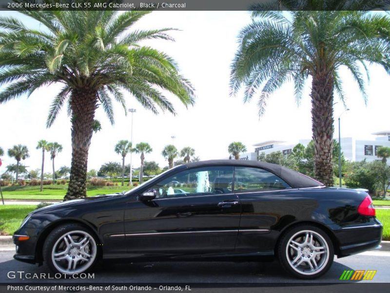 Black / Charcoal 2006 Mercedes-Benz CLK 55 AMG Cabriolet