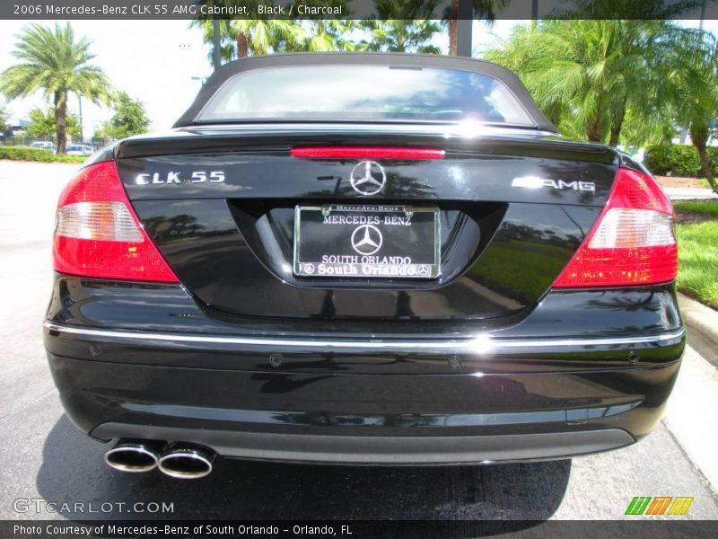 Black / Charcoal 2006 Mercedes-Benz CLK 55 AMG Cabriolet