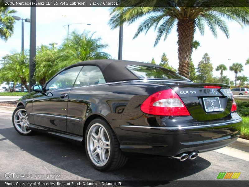 Black / Charcoal 2006 Mercedes-Benz CLK 55 AMG Cabriolet