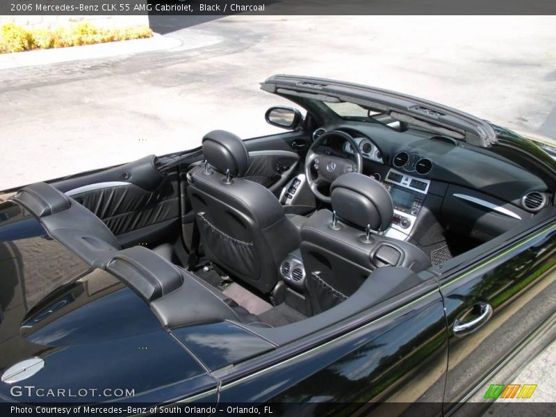 Black / Charcoal 2006 Mercedes-Benz CLK 55 AMG Cabriolet