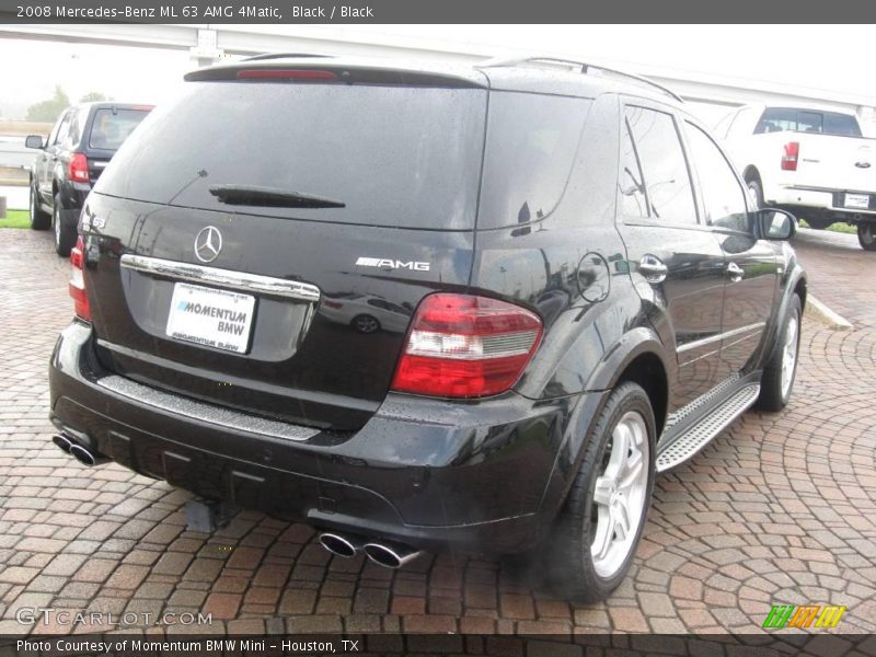Black / Black 2008 Mercedes-Benz ML 63 AMG 4Matic
