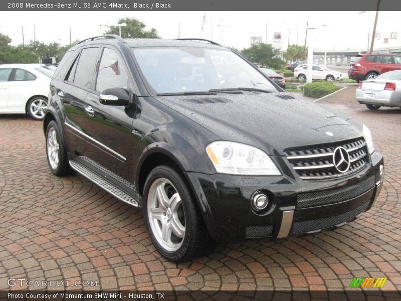 Black / Black 2008 Mercedes-Benz ML 63 AMG 4Matic