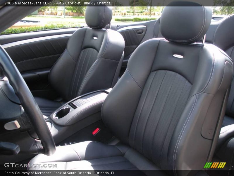 Black / Charcoal 2006 Mercedes-Benz CLK 55 AMG Cabriolet