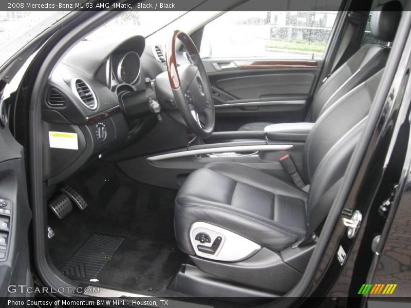 Black / Black 2008 Mercedes-Benz ML 63 AMG 4Matic