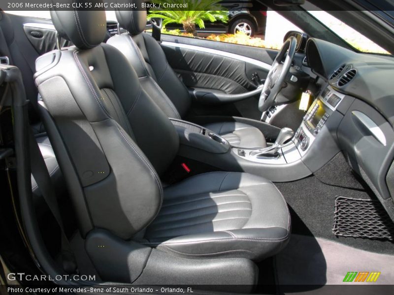 Black / Charcoal 2006 Mercedes-Benz CLK 55 AMG Cabriolet