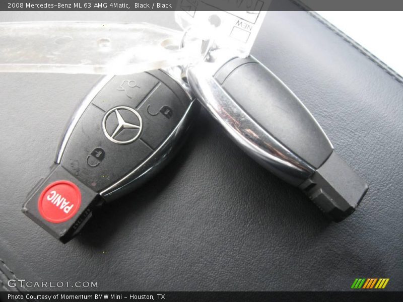 Black / Black 2008 Mercedes-Benz ML 63 AMG 4Matic