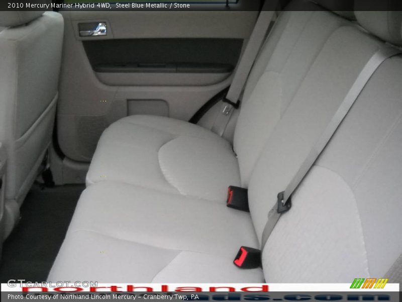Steel Blue Metallic / Stone 2010 Mercury Mariner Hybrid 4WD