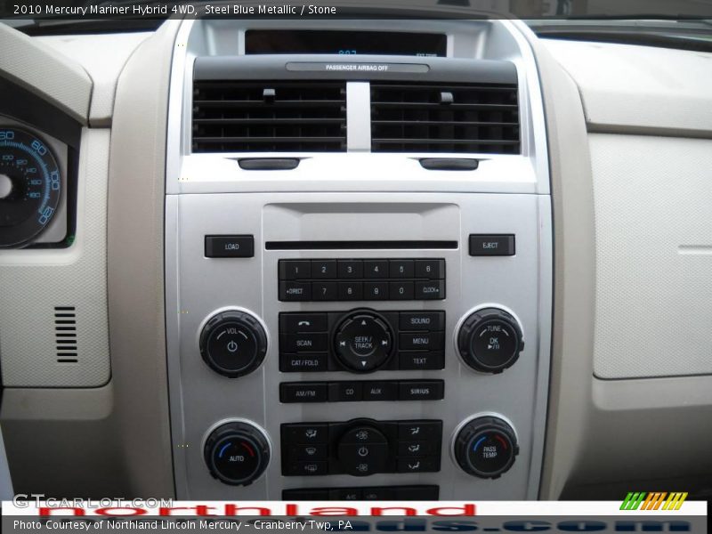 Steel Blue Metallic / Stone 2010 Mercury Mariner Hybrid 4WD