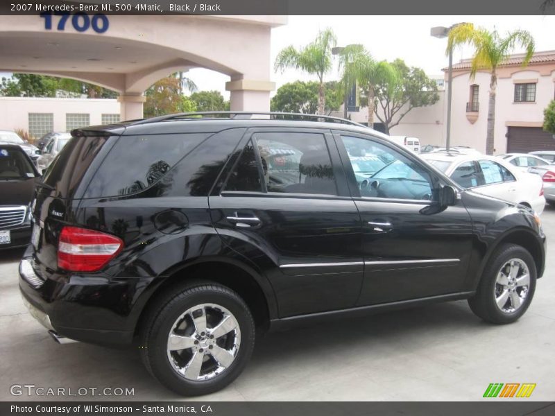 Black / Black 2007 Mercedes-Benz ML 500 4Matic