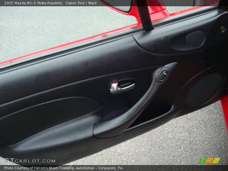 Classic Red / Black 2005 Mazda MX-5 Miata Roadster