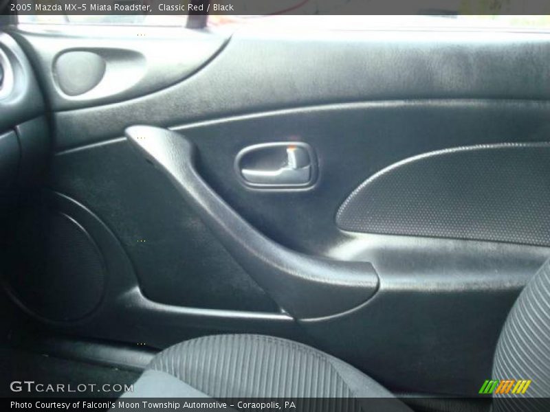 Classic Red / Black 2005 Mazda MX-5 Miata Roadster