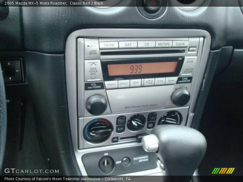 Classic Red / Black 2005 Mazda MX-5 Miata Roadster