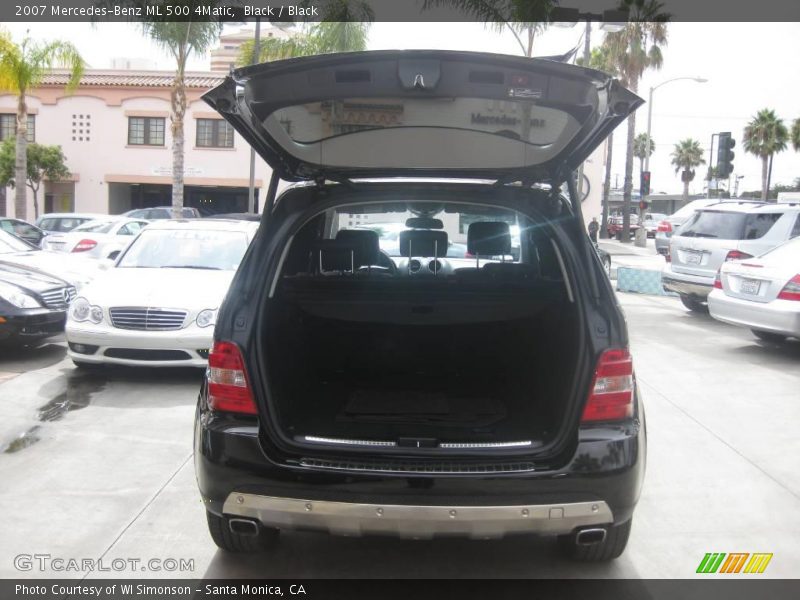 Black / Black 2007 Mercedes-Benz ML 500 4Matic
