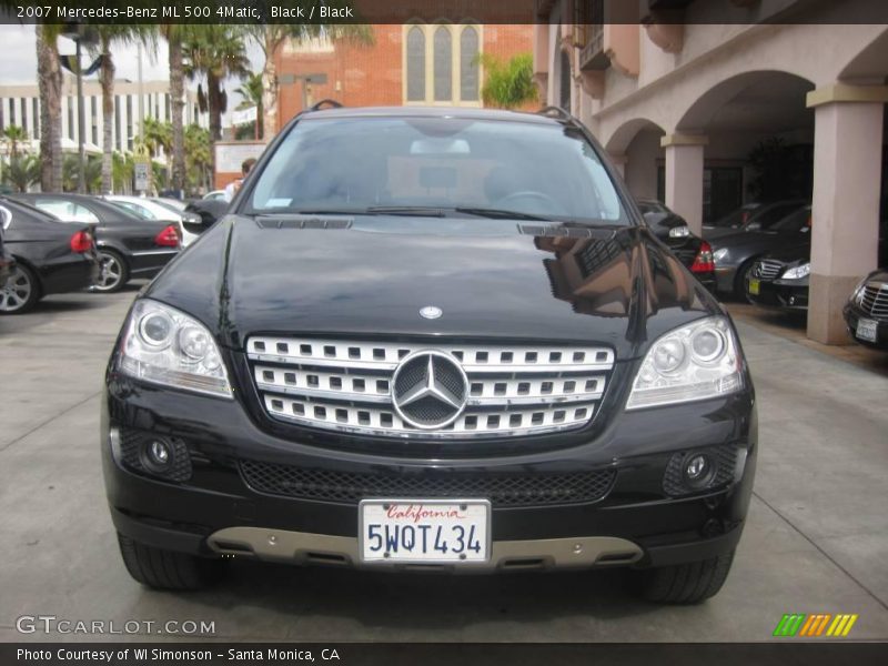 Black / Black 2007 Mercedes-Benz ML 500 4Matic