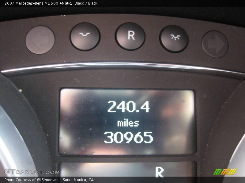 Black / Black 2007 Mercedes-Benz ML 500 4Matic