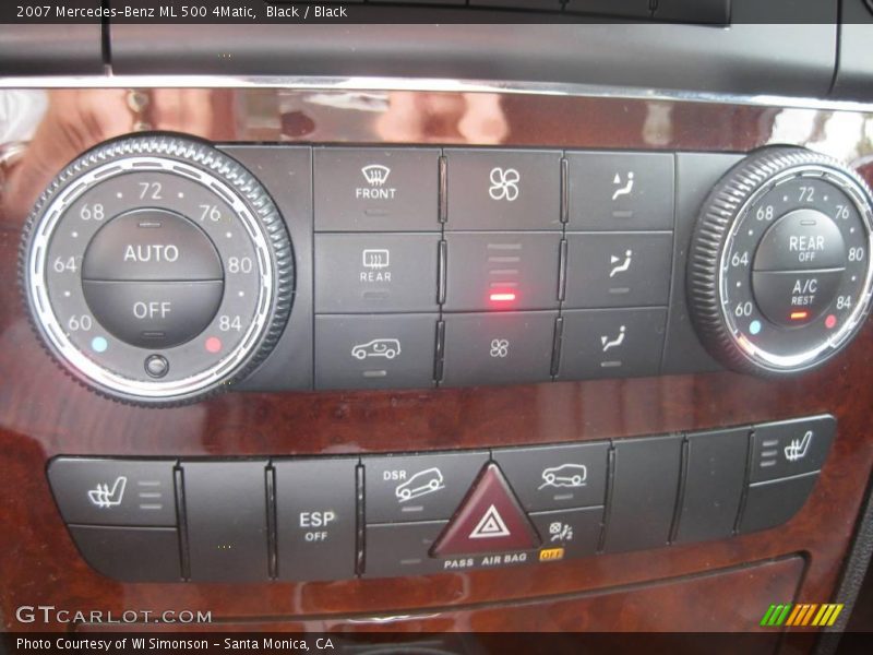 Black / Black 2007 Mercedes-Benz ML 500 4Matic