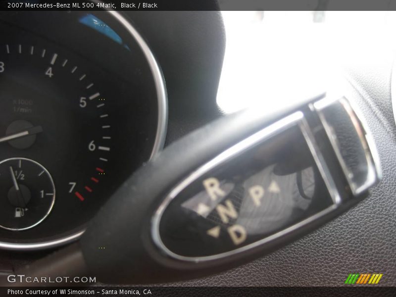 Black / Black 2007 Mercedes-Benz ML 500 4Matic