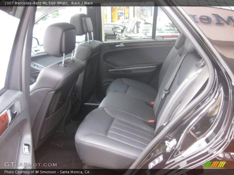 Black / Black 2007 Mercedes-Benz ML 500 4Matic