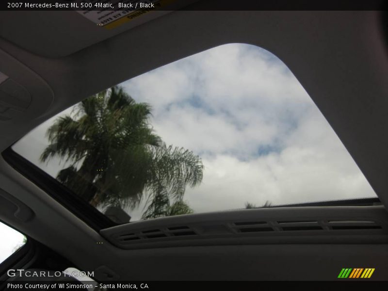 Black / Black 2007 Mercedes-Benz ML 500 4Matic