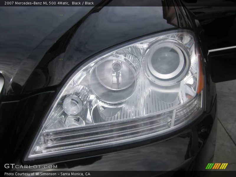 Black / Black 2007 Mercedes-Benz ML 500 4Matic
