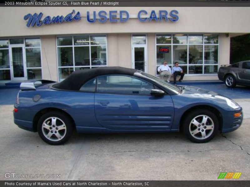 Flash Blue Pearl / Midnight 2003 Mitsubishi Eclipse Spyder GS