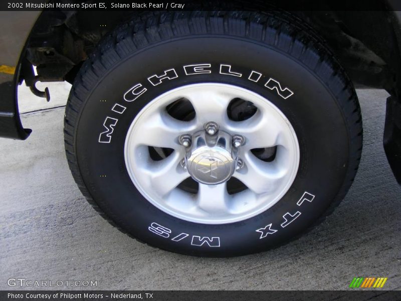 Solano Black Pearl / Gray 2002 Mitsubishi Montero Sport ES