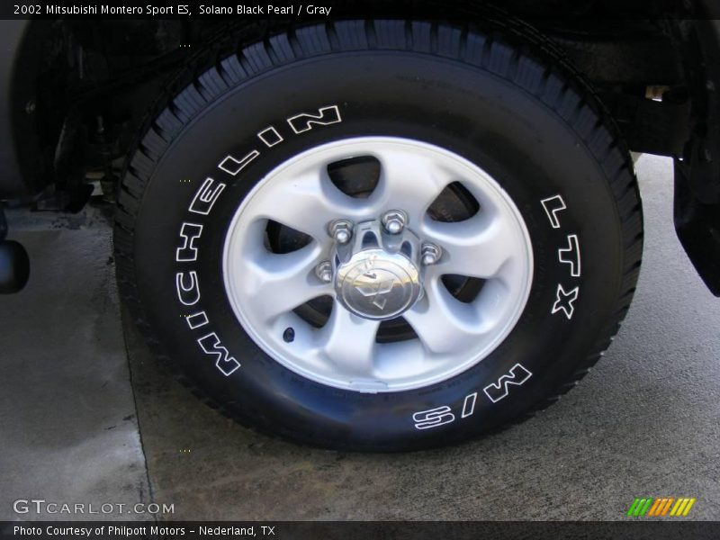 Solano Black Pearl / Gray 2002 Mitsubishi Montero Sport ES