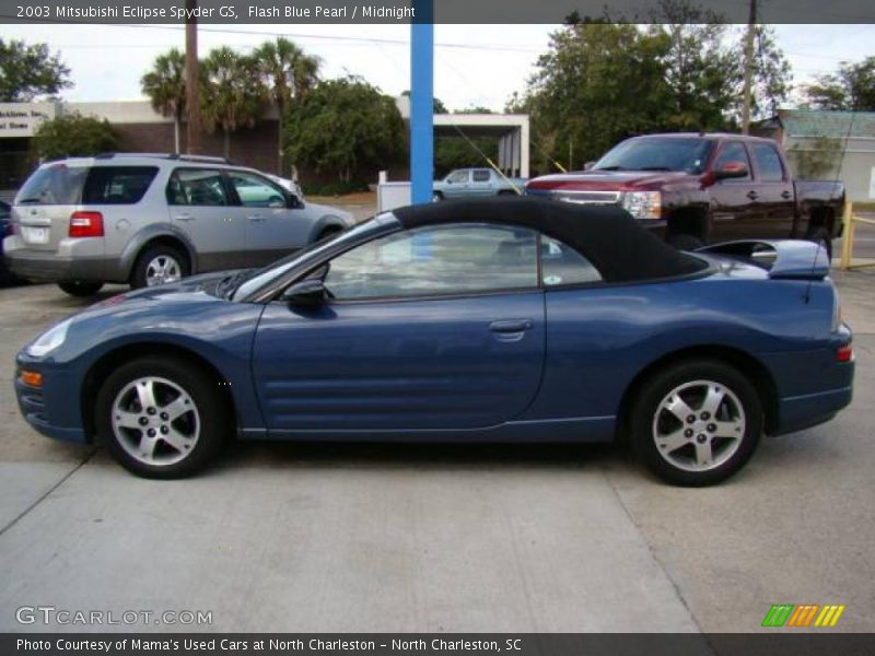 Flash Blue Pearl / Midnight 2003 Mitsubishi Eclipse Spyder GS