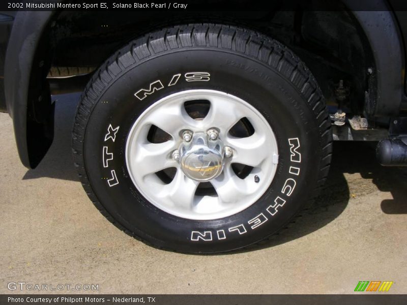 Solano Black Pearl / Gray 2002 Mitsubishi Montero Sport ES