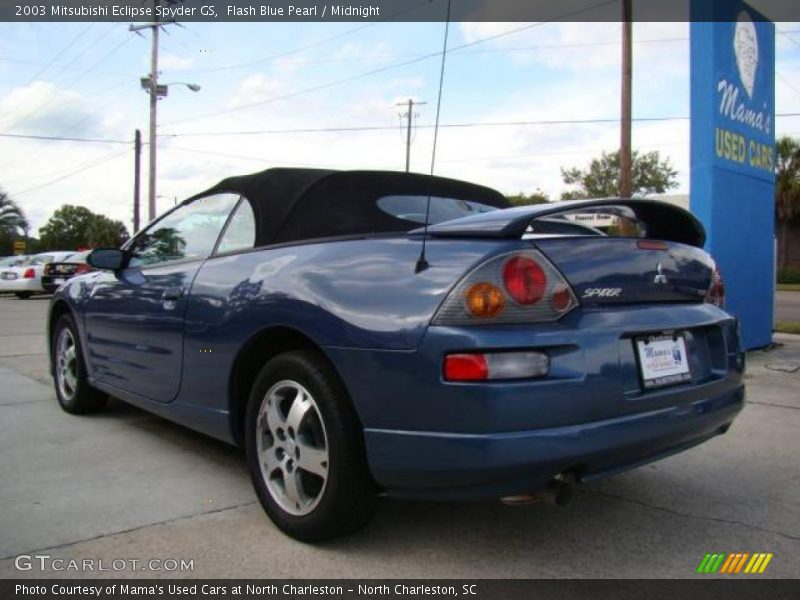 Flash Blue Pearl / Midnight 2003 Mitsubishi Eclipse Spyder GS