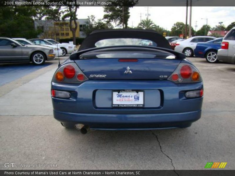 Flash Blue Pearl / Midnight 2003 Mitsubishi Eclipse Spyder GS