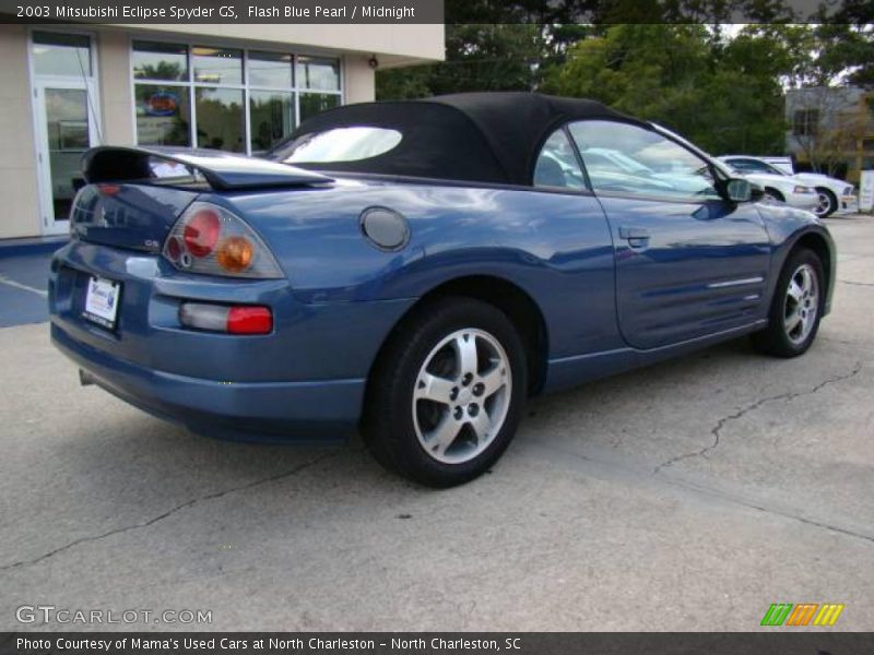 Flash Blue Pearl / Midnight 2003 Mitsubishi Eclipse Spyder GS