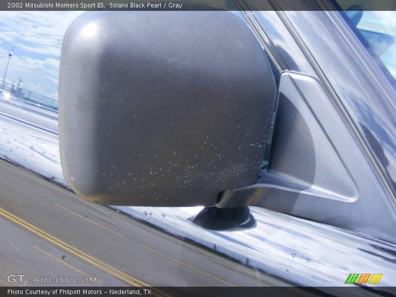 Solano Black Pearl / Gray 2002 Mitsubishi Montero Sport ES