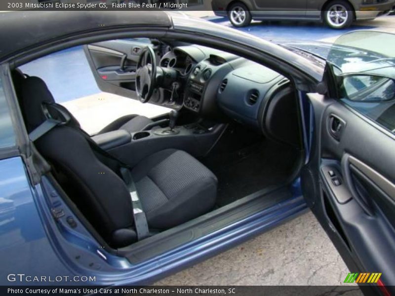Flash Blue Pearl / Midnight 2003 Mitsubishi Eclipse Spyder GS