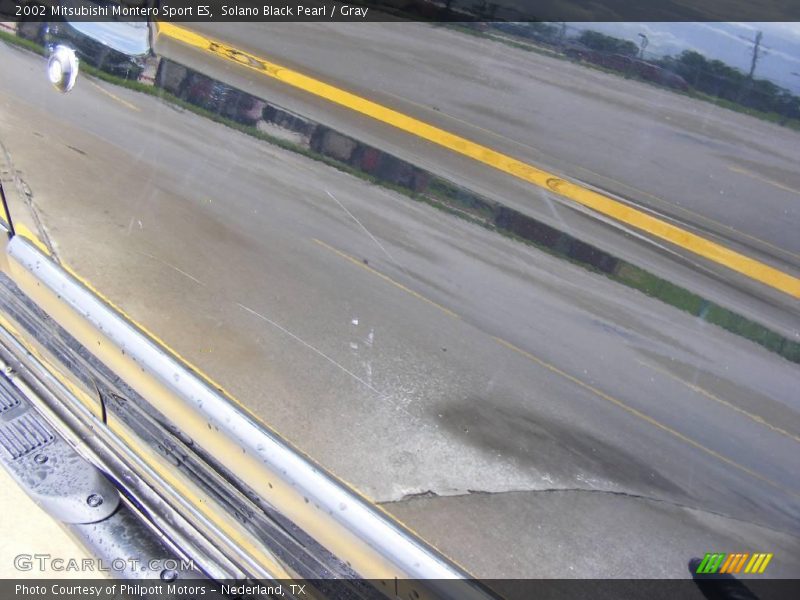 Solano Black Pearl / Gray 2002 Mitsubishi Montero Sport ES