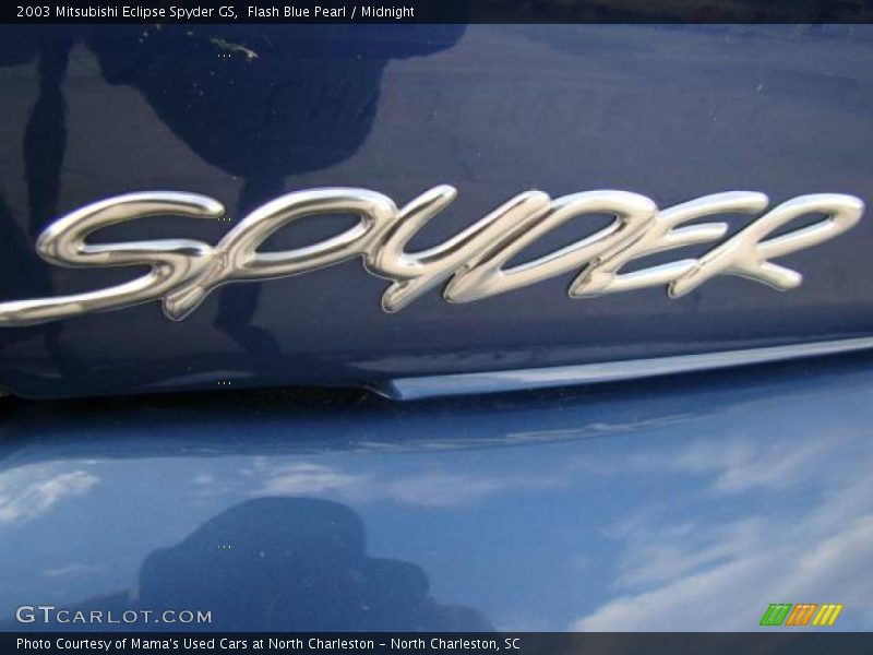 Flash Blue Pearl / Midnight 2003 Mitsubishi Eclipse Spyder GS