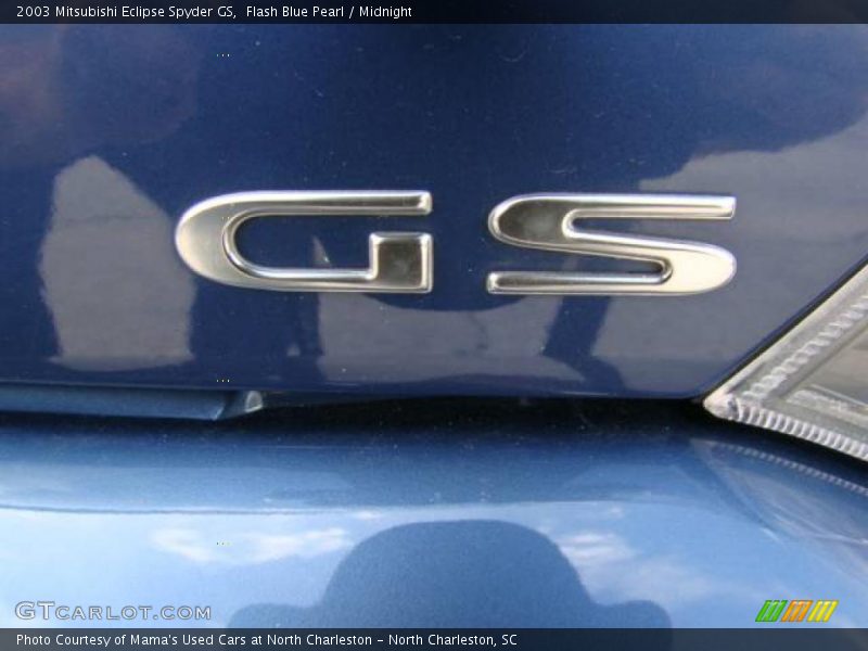 Flash Blue Pearl / Midnight 2003 Mitsubishi Eclipse Spyder GS