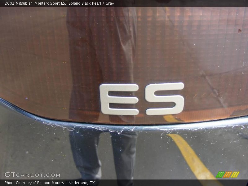 Solano Black Pearl / Gray 2002 Mitsubishi Montero Sport ES