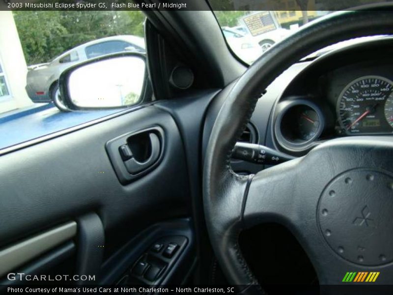 Flash Blue Pearl / Midnight 2003 Mitsubishi Eclipse Spyder GS