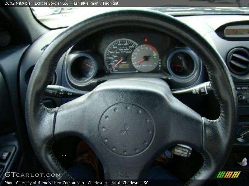 Flash Blue Pearl / Midnight 2003 Mitsubishi Eclipse Spyder GS