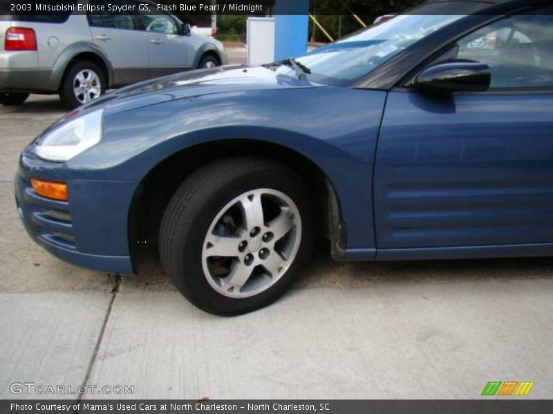 Flash Blue Pearl / Midnight 2003 Mitsubishi Eclipse Spyder GS