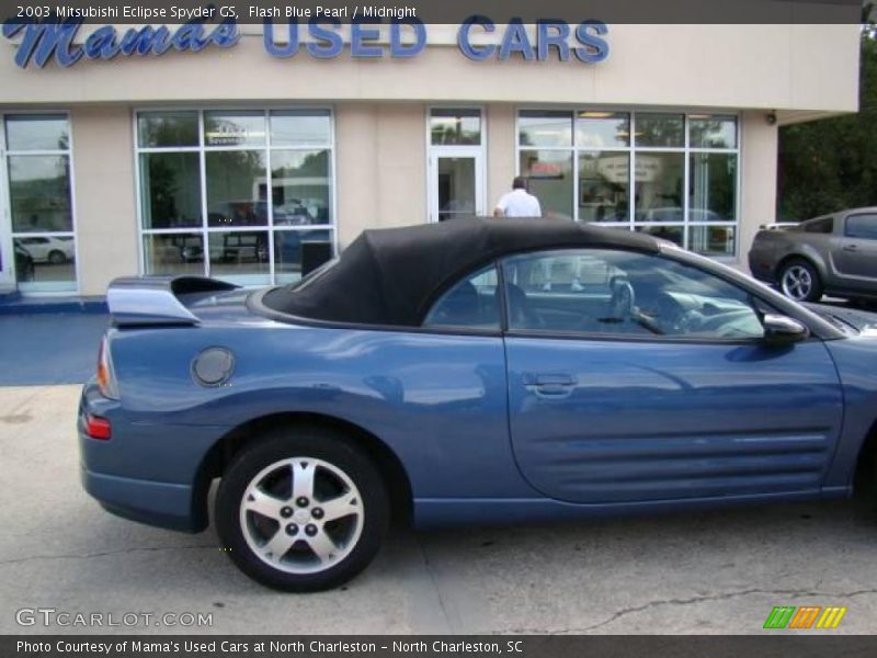 Flash Blue Pearl / Midnight 2003 Mitsubishi Eclipse Spyder GS