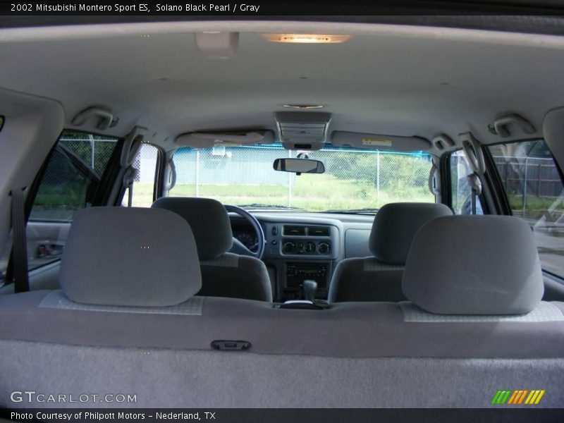 Solano Black Pearl / Gray 2002 Mitsubishi Montero Sport ES