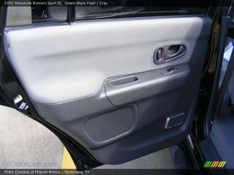 Solano Black Pearl / Gray 2002 Mitsubishi Montero Sport ES