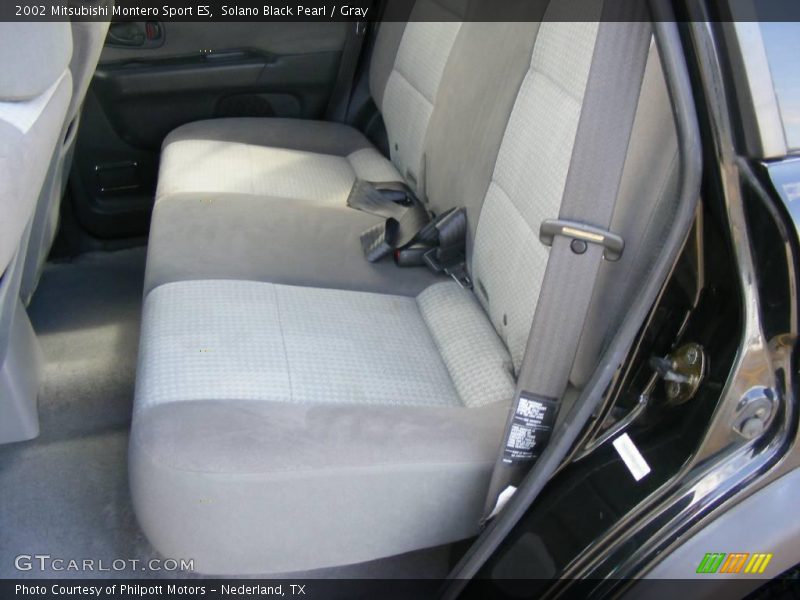 Solano Black Pearl / Gray 2002 Mitsubishi Montero Sport ES