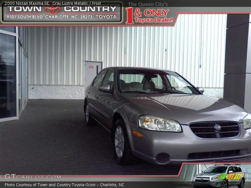 Gray Lustre Metallic / Frost 2000 Nissan Maxima SE
